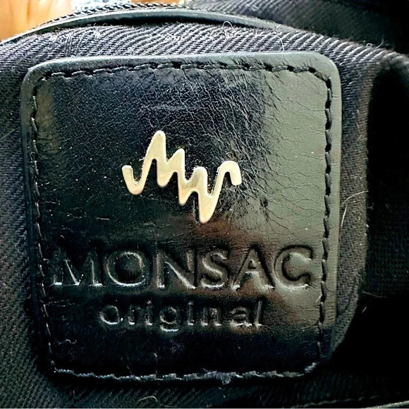 Vintage Monsac Original Leather Shoulder Bag - Picture 6 of 10